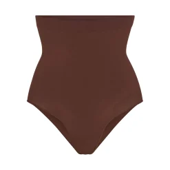 SEAMLESS SCULPT HIGH-WAISTED BRIEF | COCOA