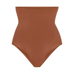 SEAMLESS SCULPT HIGH-WAISTED BRIEF | BRONZE