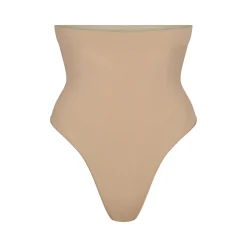 SEAMLESS SCULPT HIGH-WAISTED THONG | CLAY