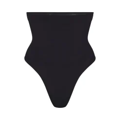 SEAMLESS SCULPT HIGH-WAISTED THONG | ONYX