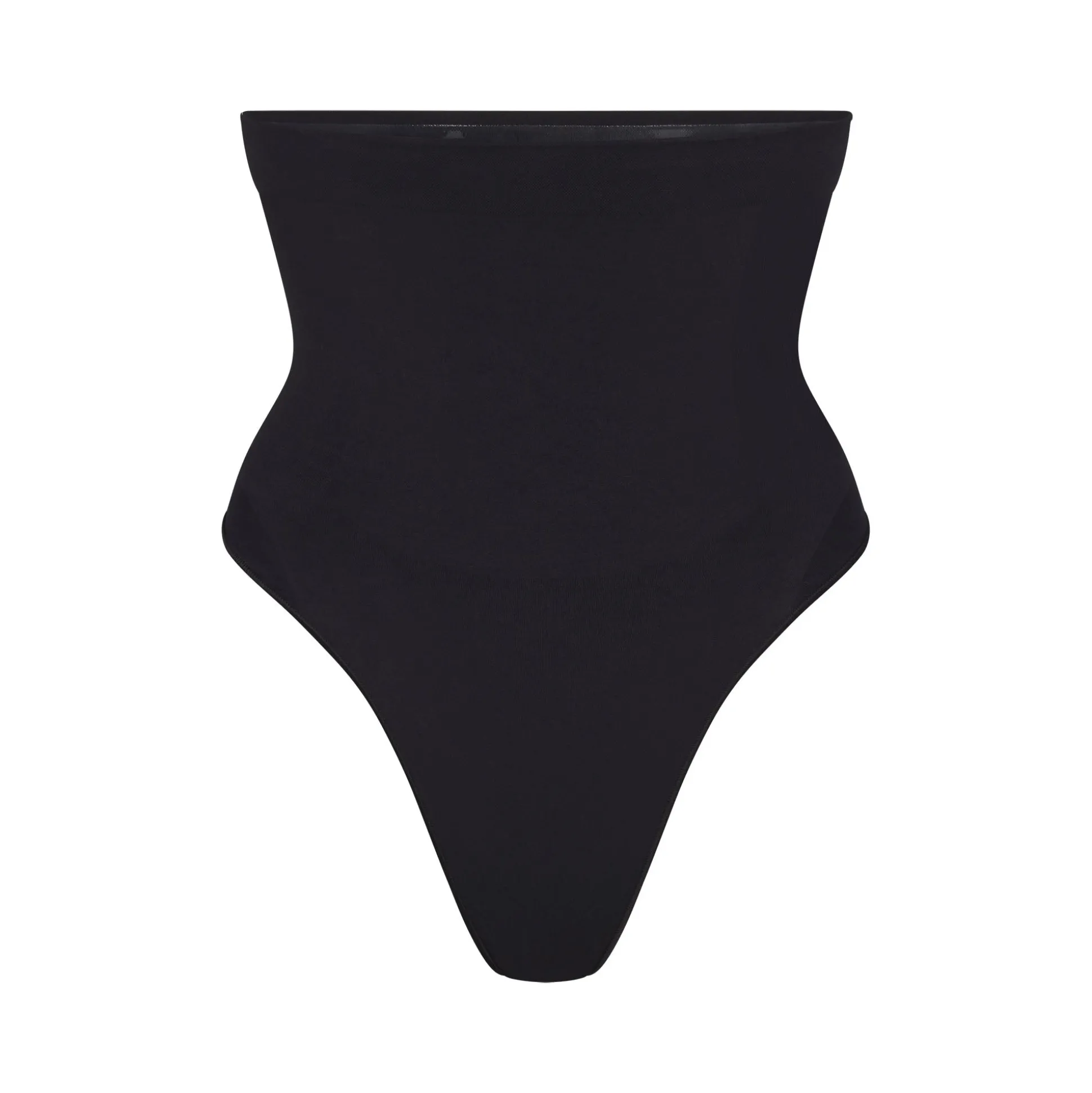SEAMLESS SCULPT HIGH-WAISTED THONG | ONYX