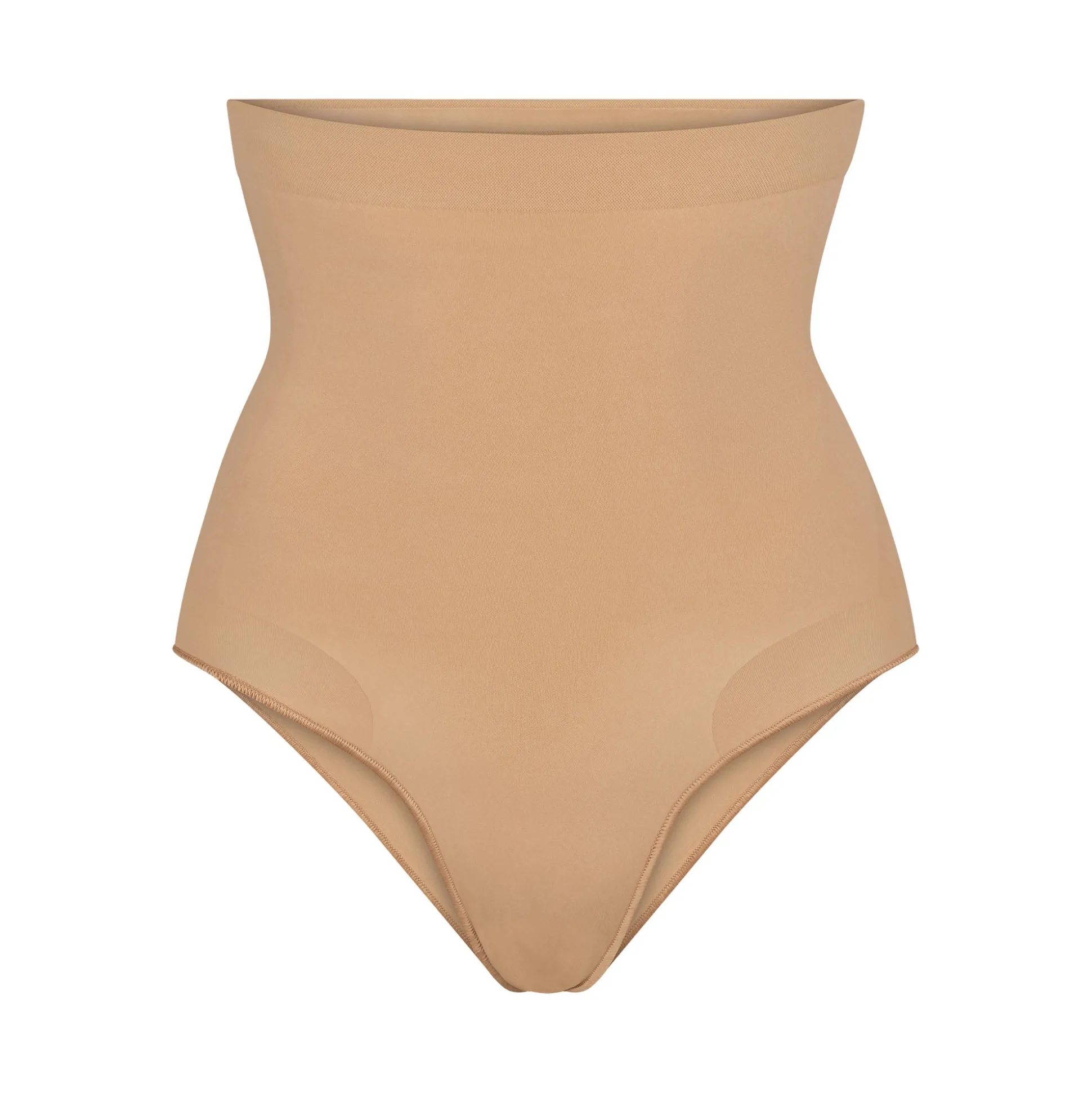 SEAMLESS SCULPT HIGH-WAISTED BRIEF | OCHRE