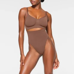 SEAMLESS SCULPT HIGH-WAISTED THONG | JASPER