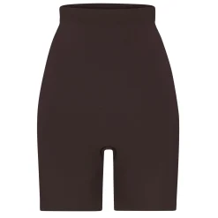 SEAMLESS SCULPT HIGH-WAISTED ABOVE THE KNEE SHORT | ESPRESSO