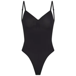SEAMLESS SCULPT LOW BACK THONG BODYSUIT | ONYX