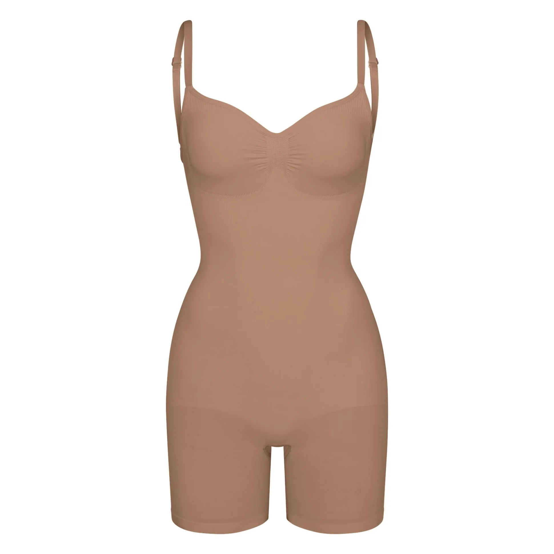 SEAMLESS SCULPT LOW BACK MID THIGH BODYSUIT | SIENNA