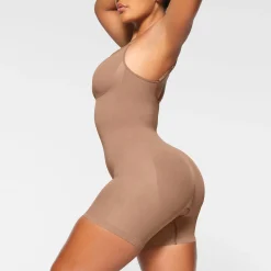 SEAMLESS SCULPT MID THIGH BODYSUIT | SIENNA