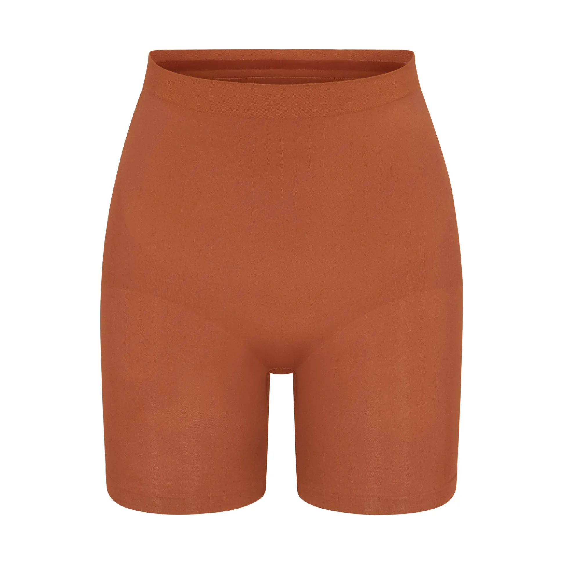 SEAMLESS SCULPT MID THIGH SHORT | BRONZE