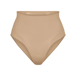 SEAMLESS SCULPT MID WAIST BRIEF | CLAY