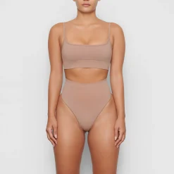 SEAMLESS SCULPT MID WAIST THONG | SIENNA