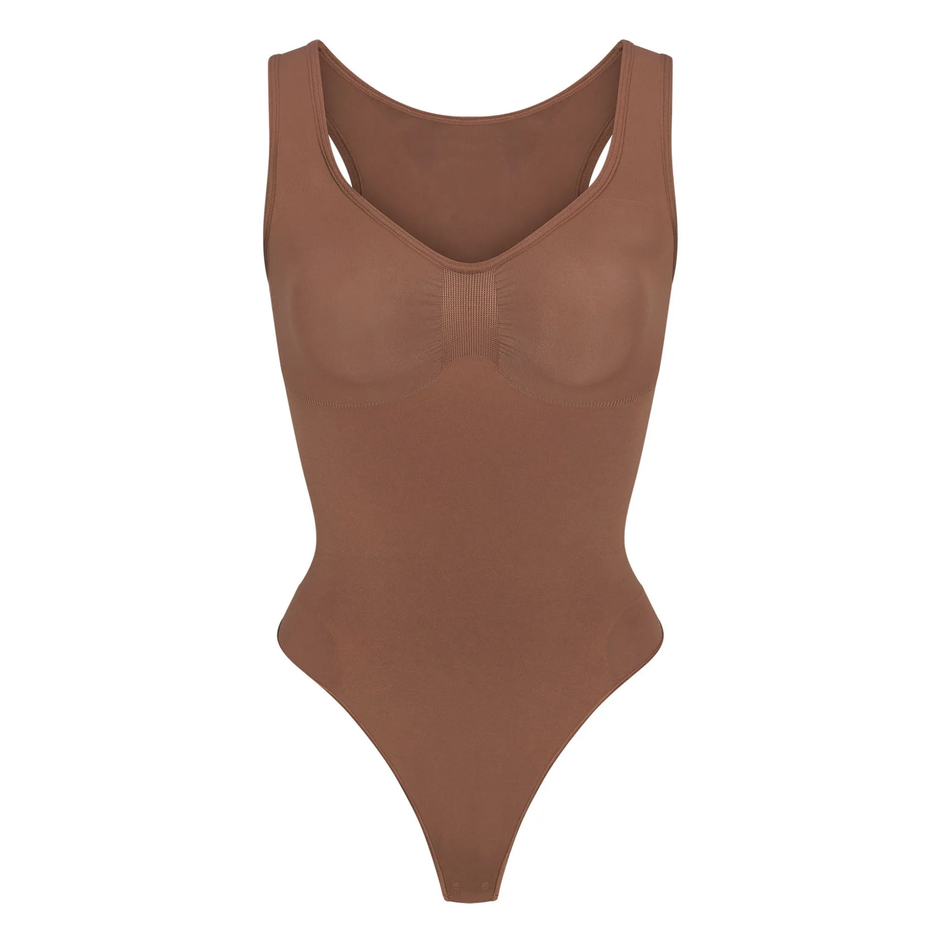 SEAMLESS SCULPT SCOOP NECK THONG BODYSUIT | JASPER