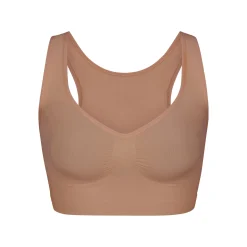 SEAMLESS SCULPT SCOOP PLUNGE BRALETTE | SIENNA