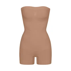 SEAMLESS SCULPT STRAPLESS SHORTIE BODYSUIT | SIENNA
