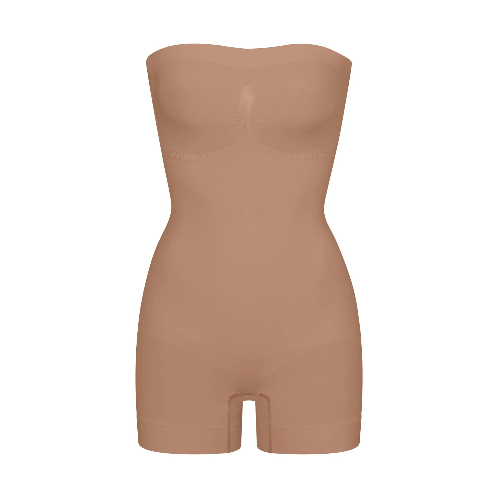 SEAMLESS SCULPT STRAPLESS SHORTIE BODYSUIT | SIENNA