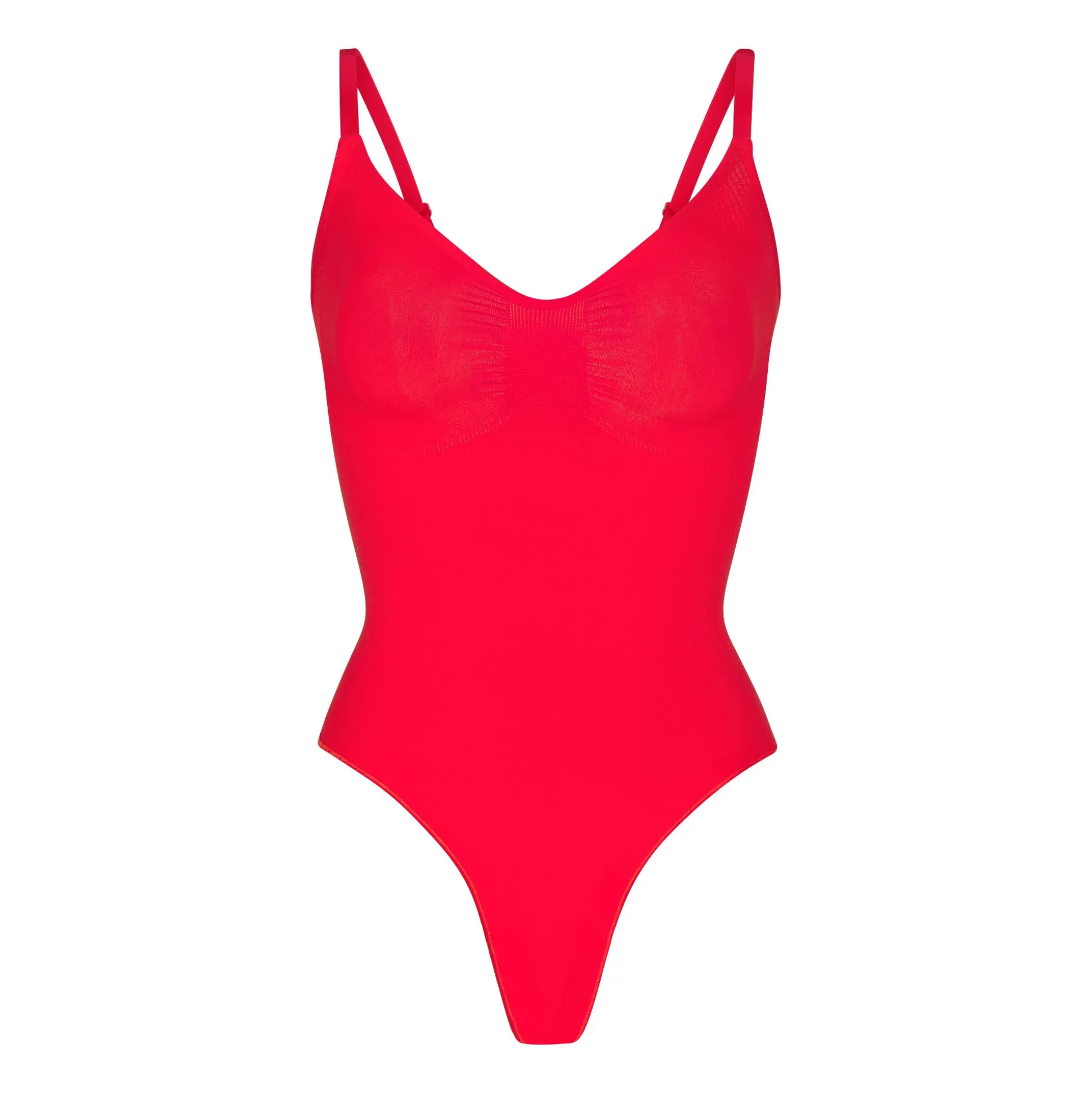 SEAMLESS SCULPT THONG BODYSUIT | RUBY