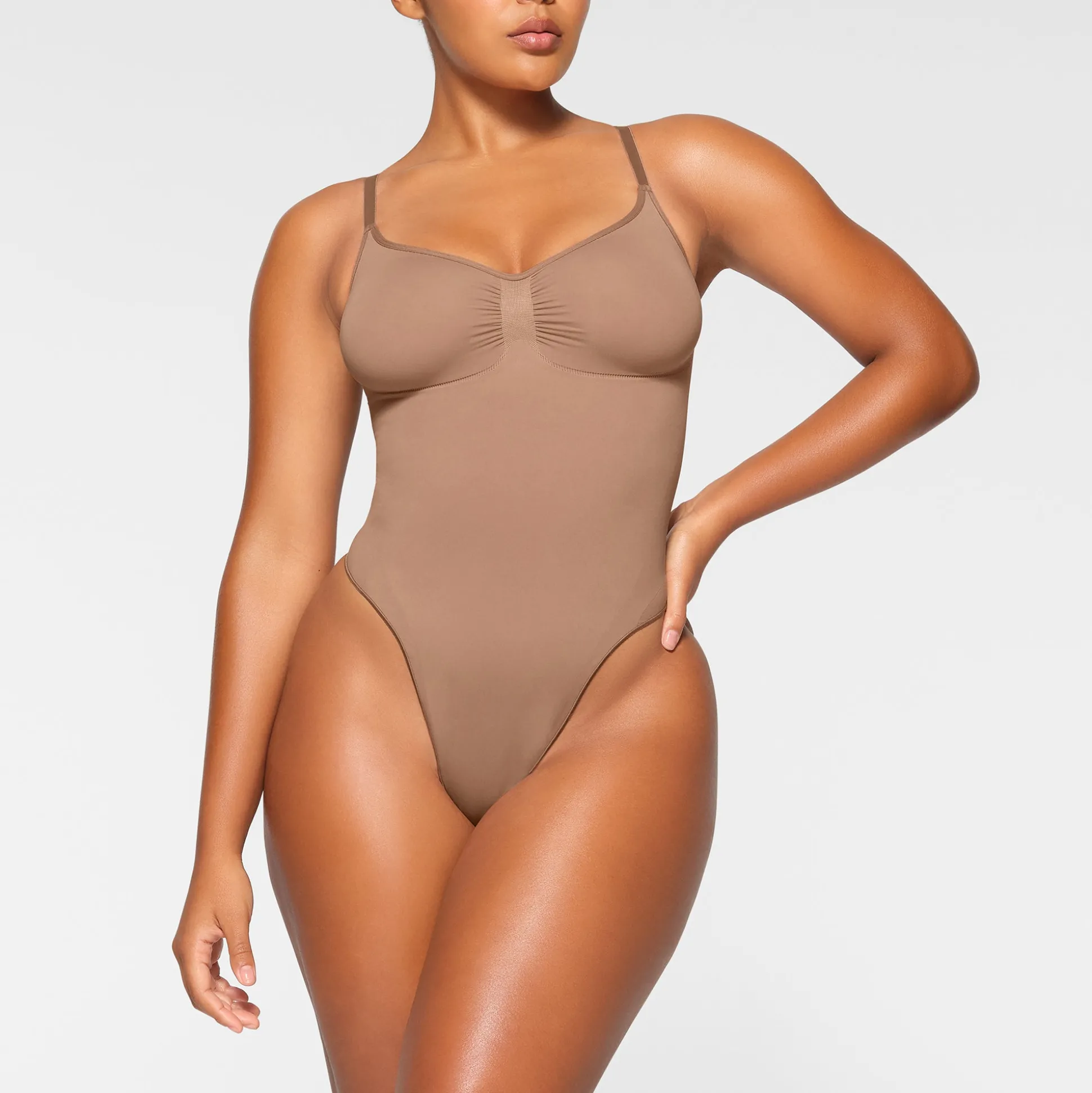 SEAMLESS SCULPT THONG BODYSUIT | SIENNA