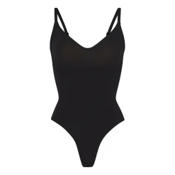 SEAMLESS SCULPT THONG BODYSUIT | ONYX