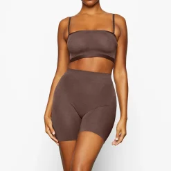 SHEER SCULPT LOW BACK SHORT | COCOA
