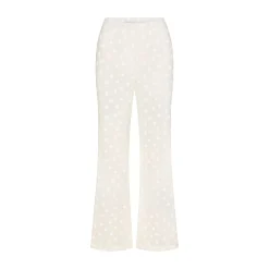 SHEER VELVET STRAIGHT LEG PANT | MARBLE