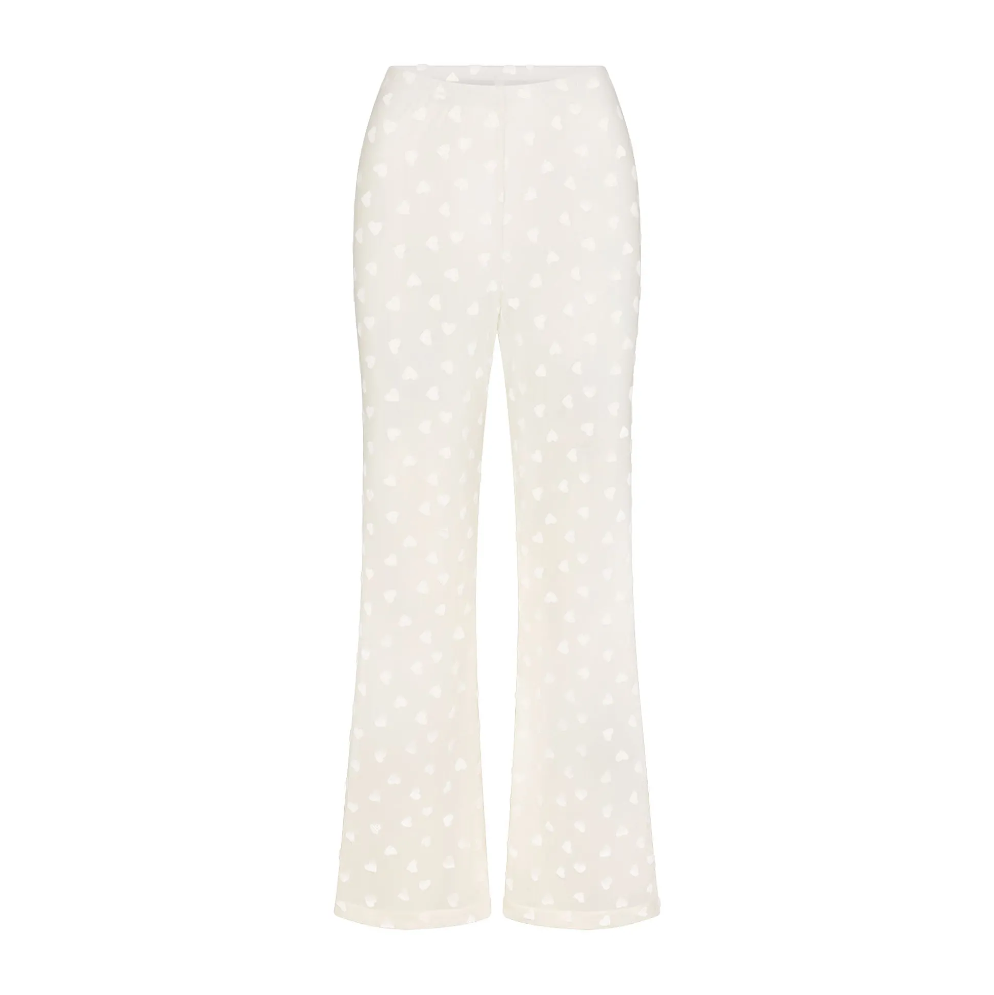 SHEER VELVET STRAIGHT LEG PANT | MARBLE