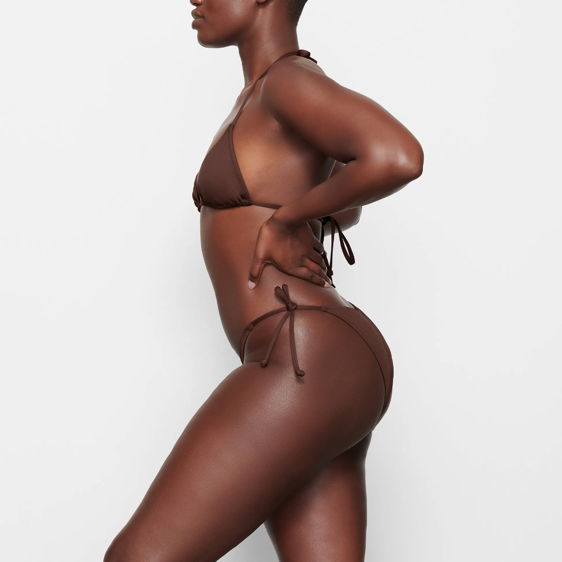SIGNATURE SWIM DIPPED TIE BOTTOMS | COCOA
