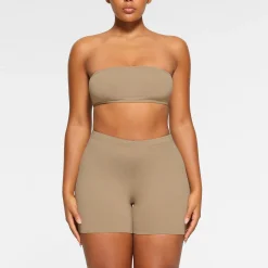 SIGNATURE SWIM MID WAIST SHORT | DESERT