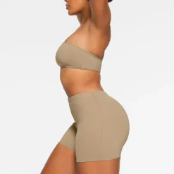 SIGNATURE SWIM MID WAIST SHORT | DESERT
