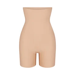 SKIMS BODY HIGH-WAISTED MID THIGH SHORT | CLAY
