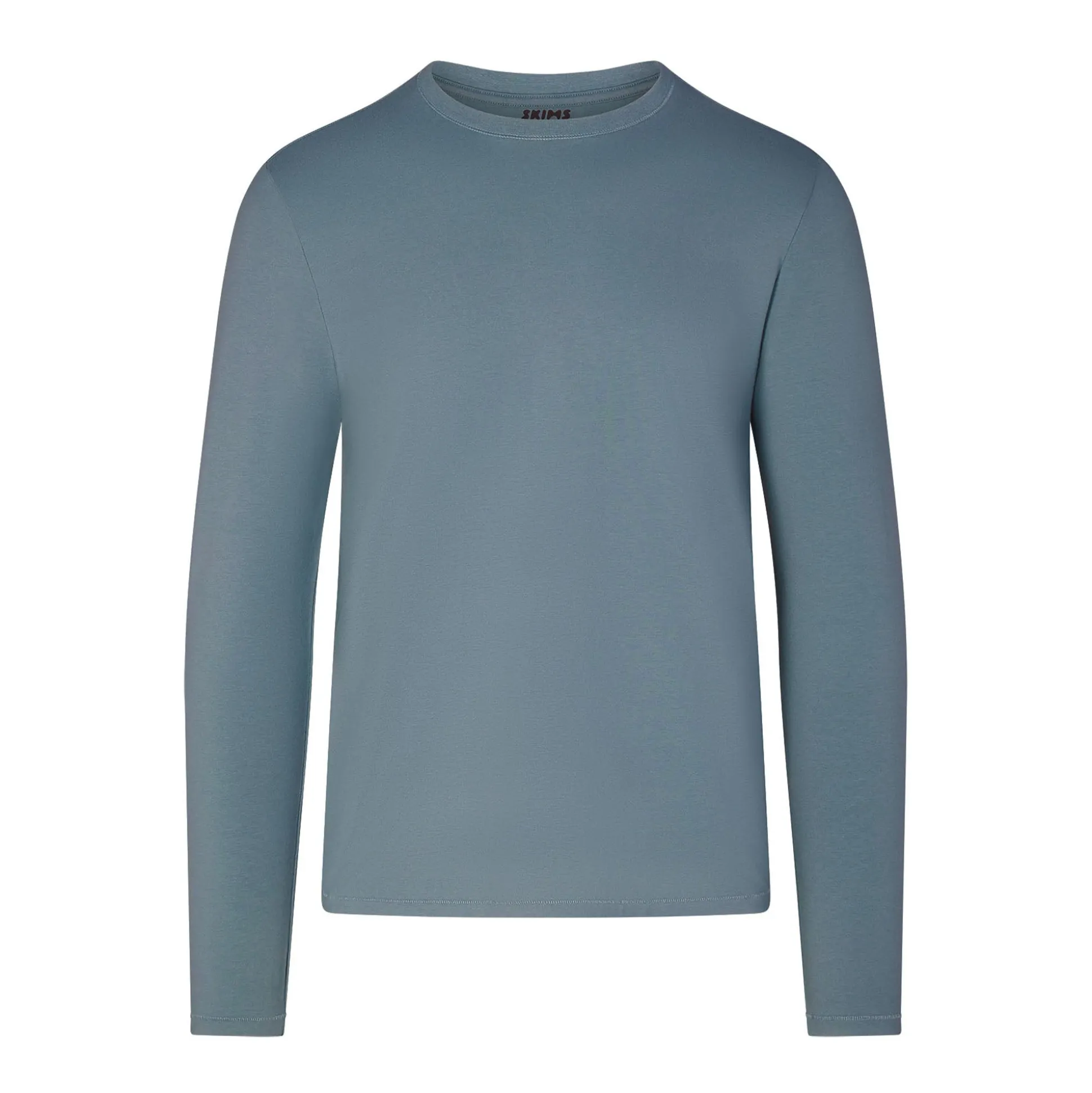 SKIMS COTTON MENS LONG SLEEVE T-SHIRT | KYANITE