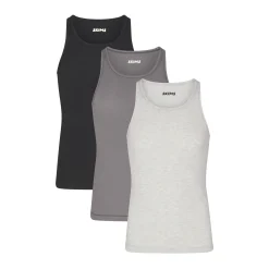 SKIMS COTTON MENS TANK PACK | HEATHER MULTI