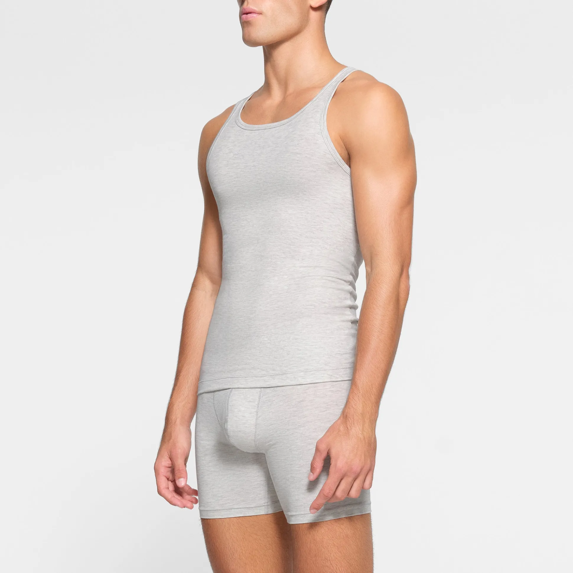 SKIMS COTTON MENS TANK PACK | HEATHER MULTI