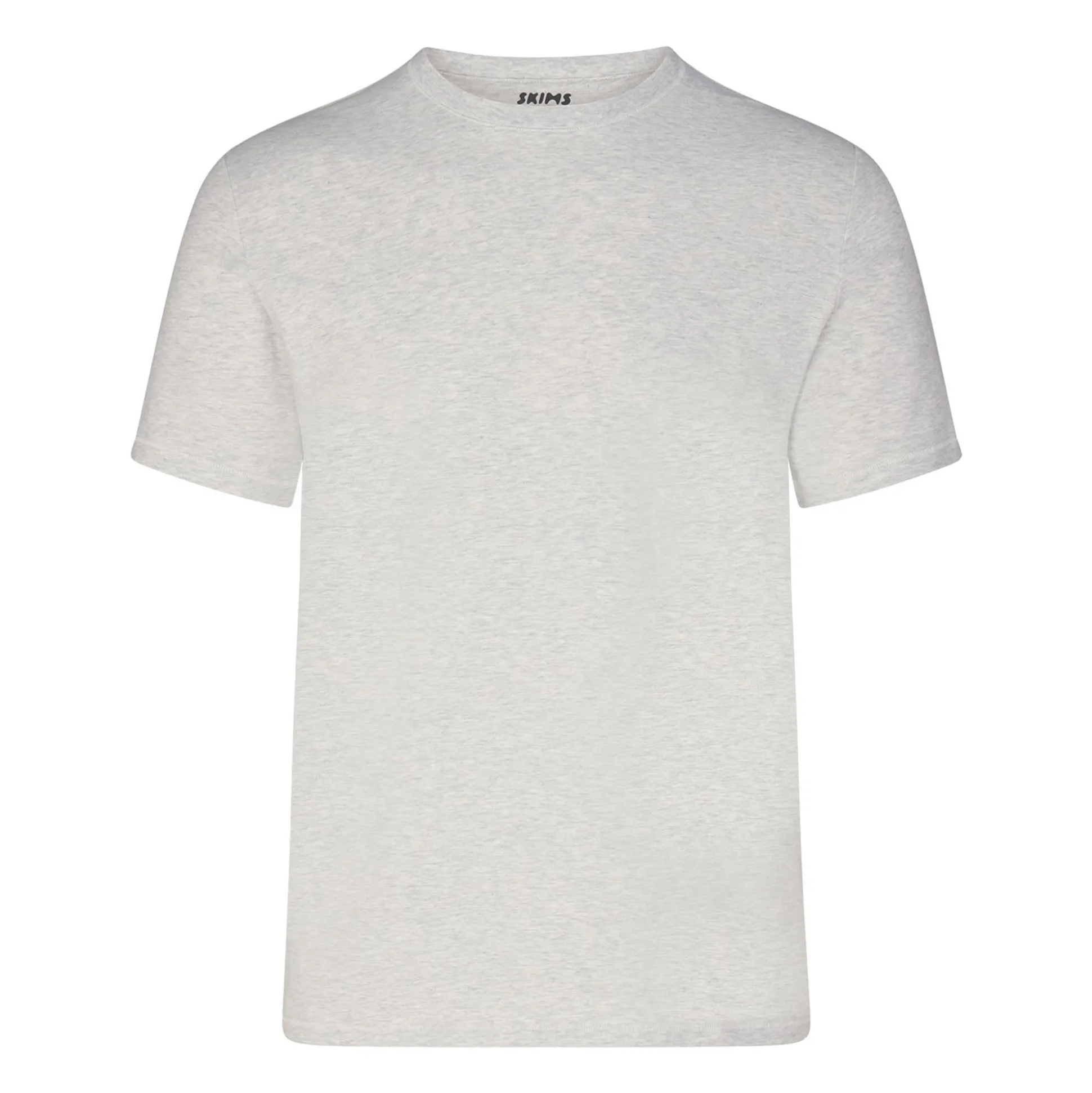 SKIMS COTTON MENS T-SHIRT | LIGHT HEATHER GREY