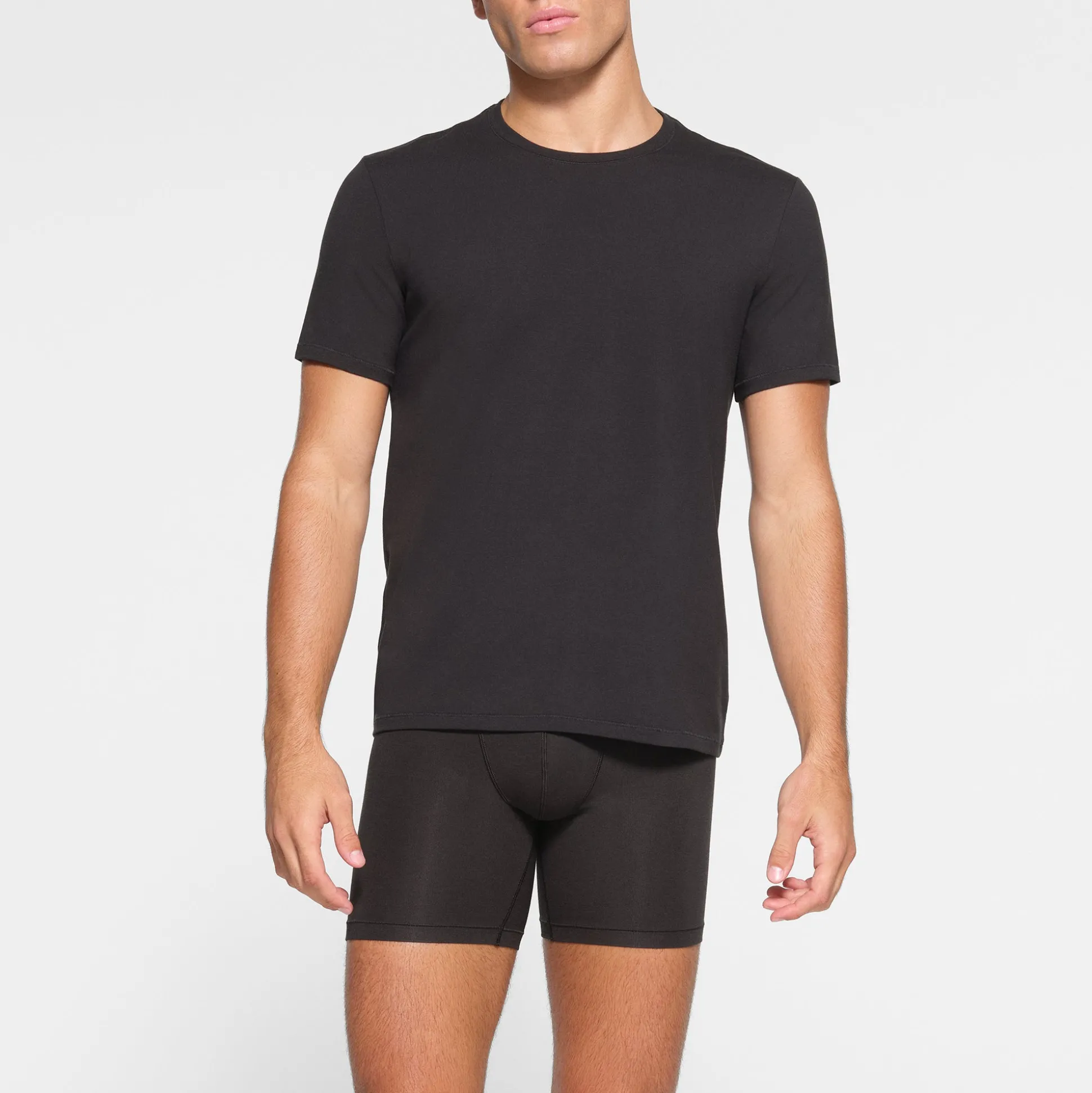 SKIMS COTTON MENS T-SHIRT | ONYX