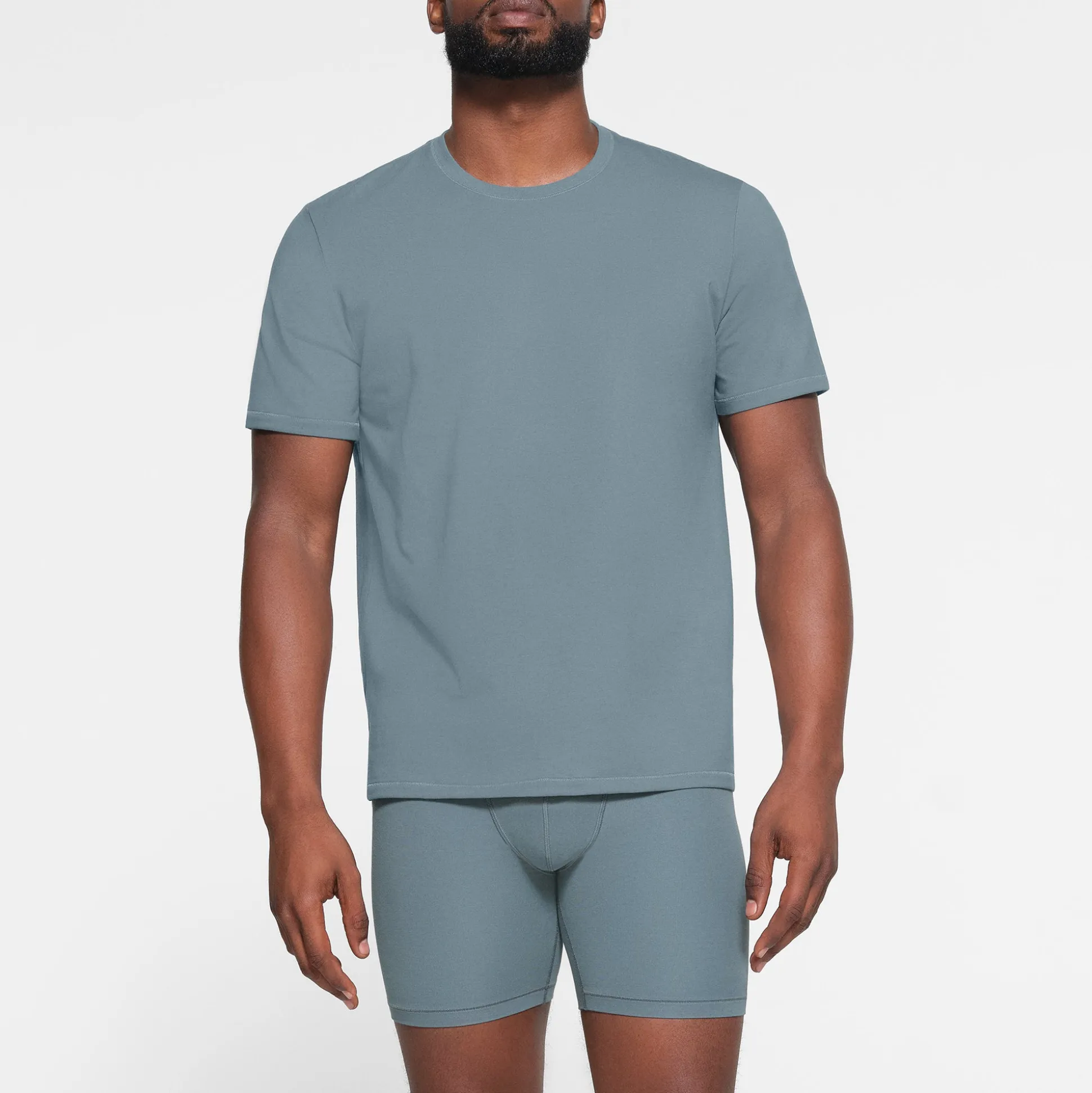 SKIMS COTTON MENS T-SHIRT | KYANITE