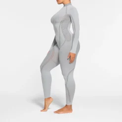 SKIMS FIRST LAYERS ZIP FRONT CATSUIT | MIRROR
