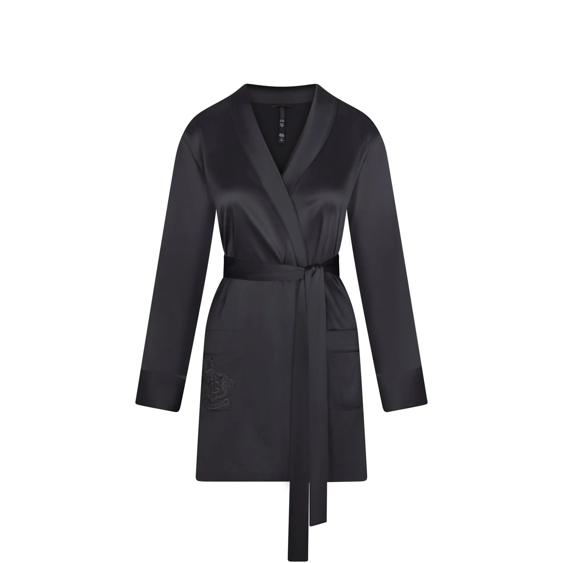SKIMS HOTEL SHINE ROBE | ASH