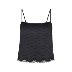 SKIMS JACQUARD LACE CAMI | ONYX