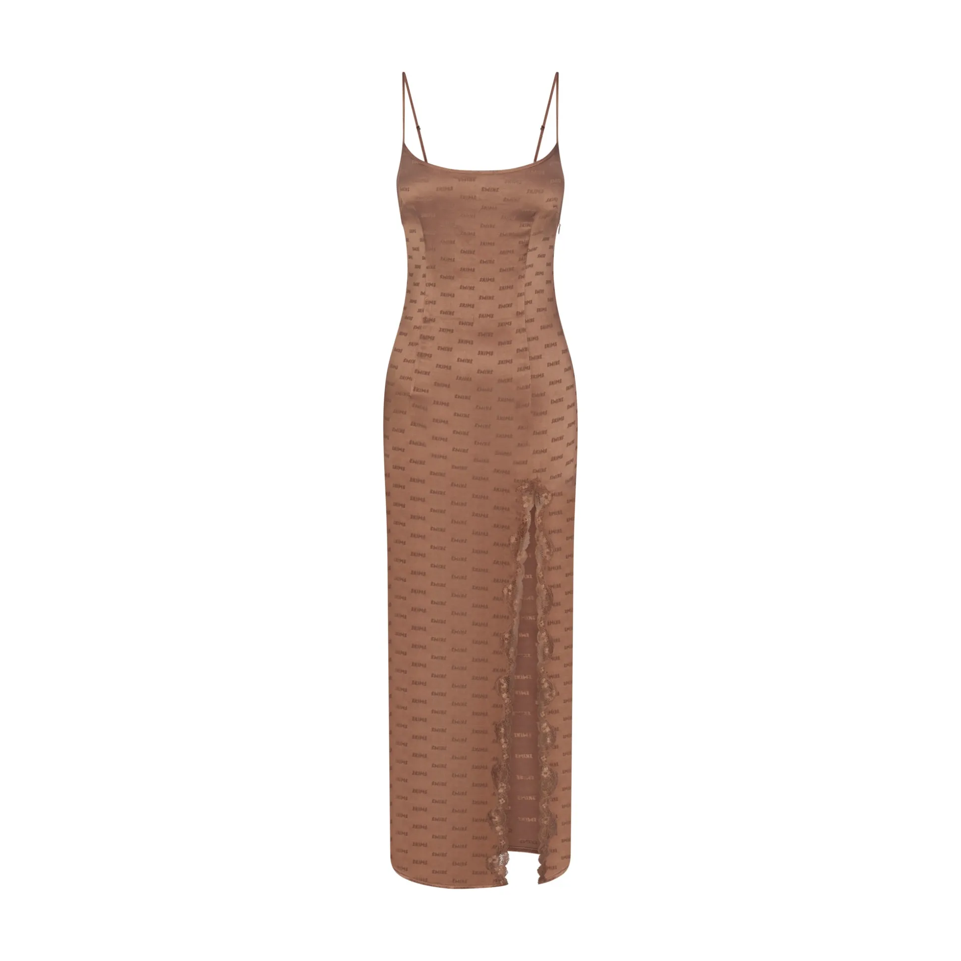 SKIMS JACQUARD LACE LONG DRESS | JASPER