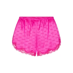 SKIMS JACQUARD LACE SHORT | HOT PINK