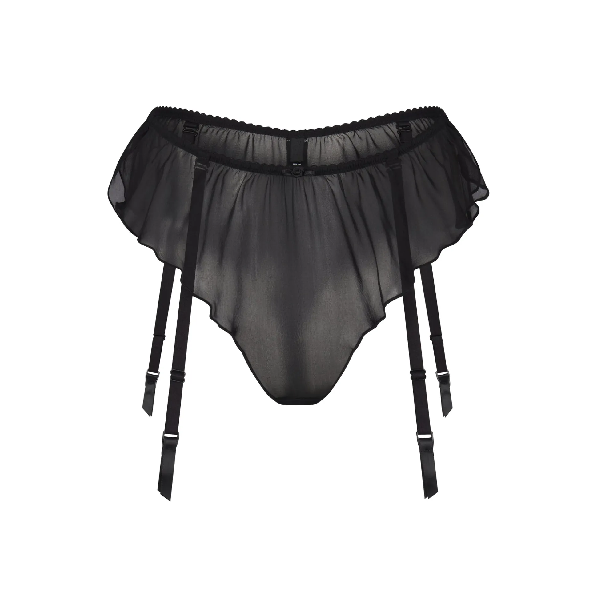 SKIMS ROMANCE GARTER BIKINI | ONYX
