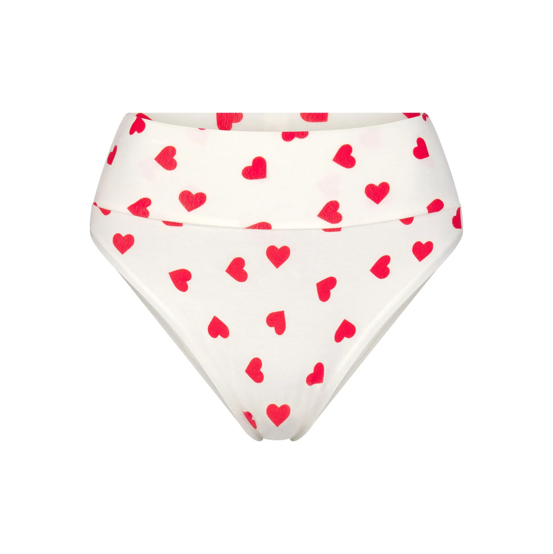 SKIMS SLEEP BRIEF | RUBY AND MARBLE HEART