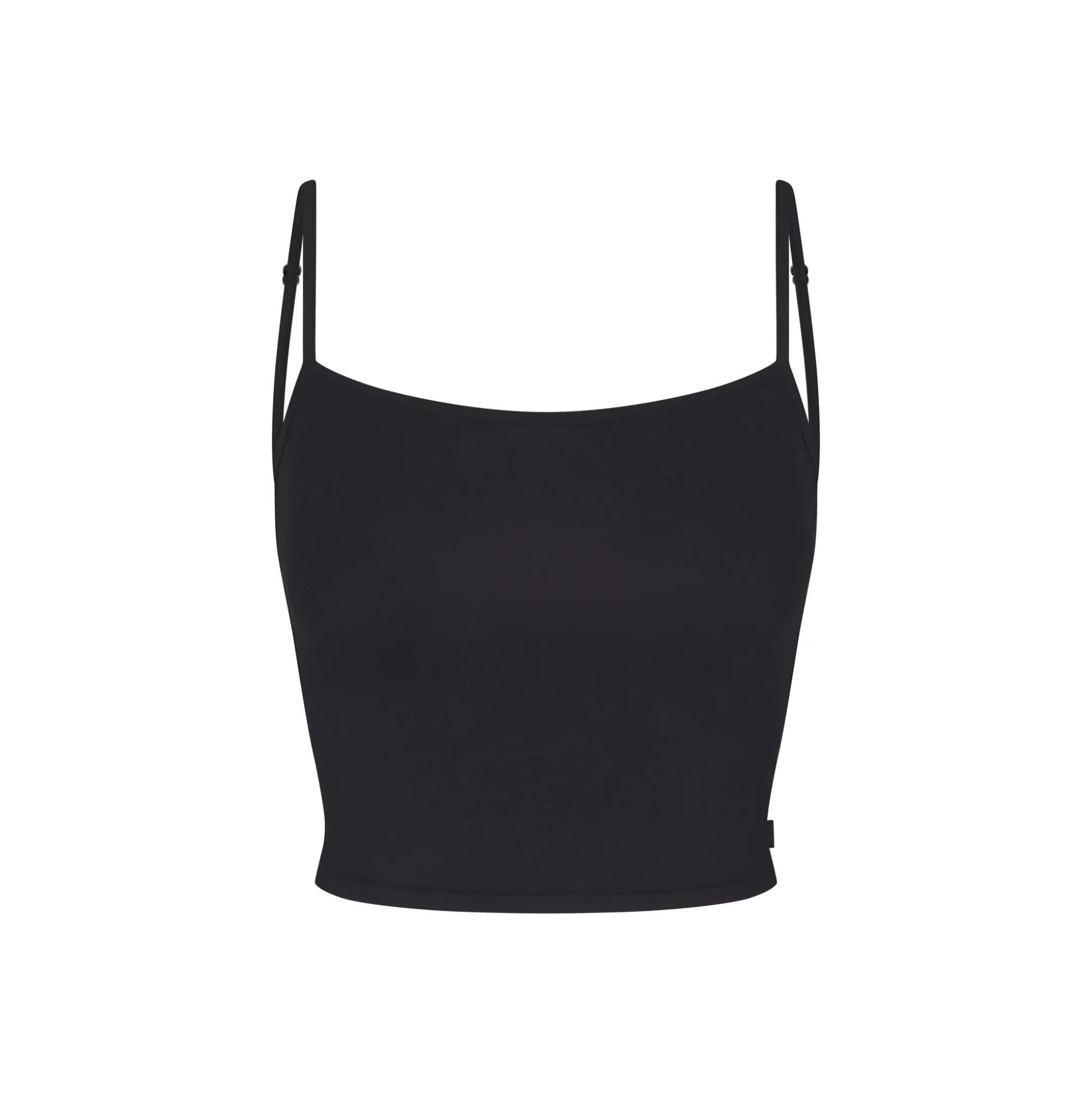SKIMS SLEEP STRAIGHT NECK CROPPED CAMI | ONYX
