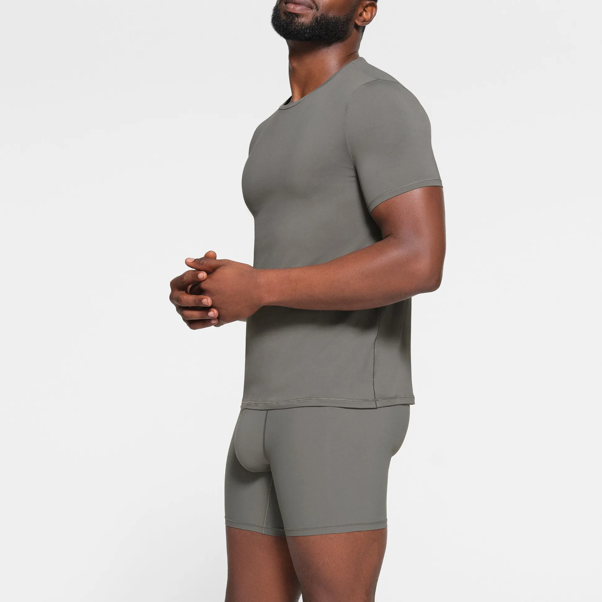 SKIMS SPORT MENS T-SHIRT | GUNMETAL