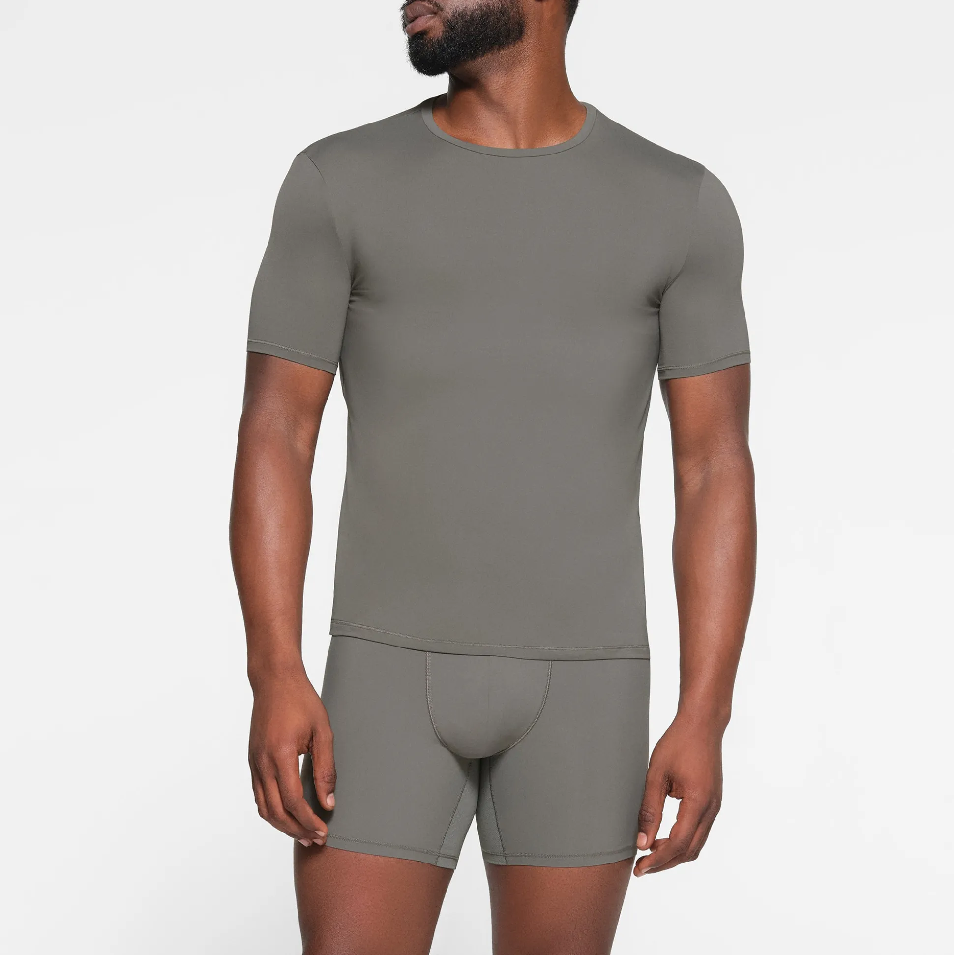 SKIMS SPORT MENS T-SHIRT | GUNMETAL