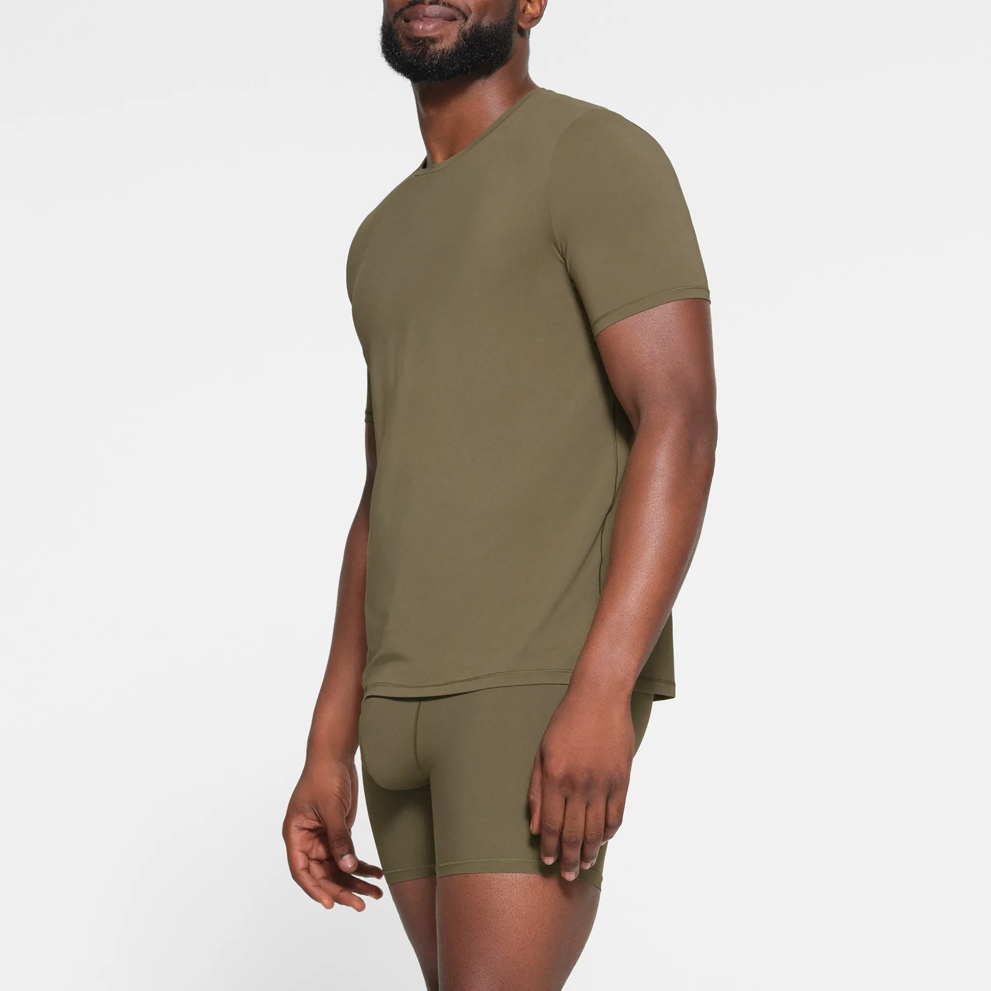 SKIMS SPORT MENS T-SHIRT | ARMY
