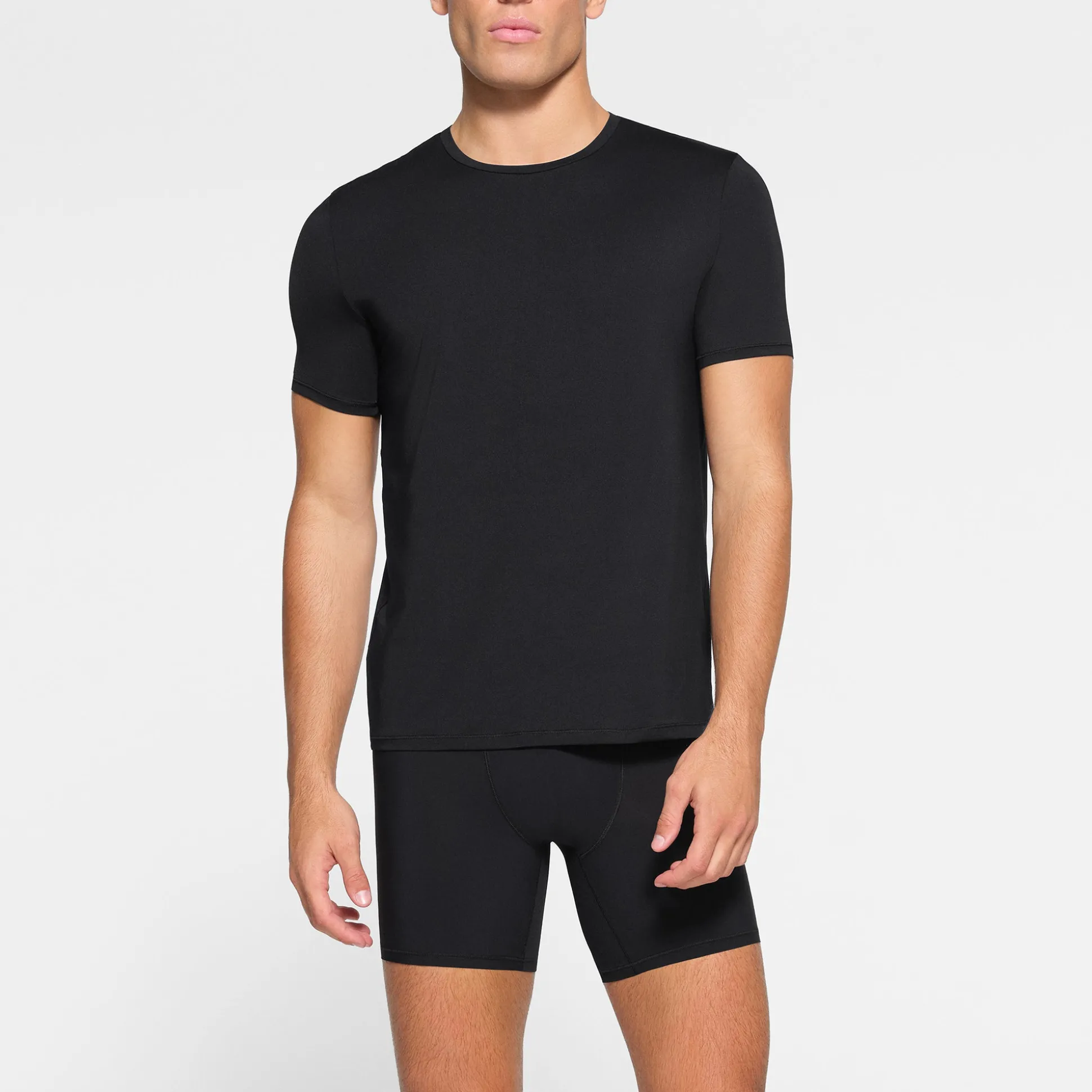 SKIMS SPORT MENS T-SHIRT | OBSIDIAN