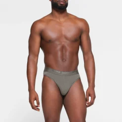 SKIMS STRETCH MENS BRIEF | GUNMETAL