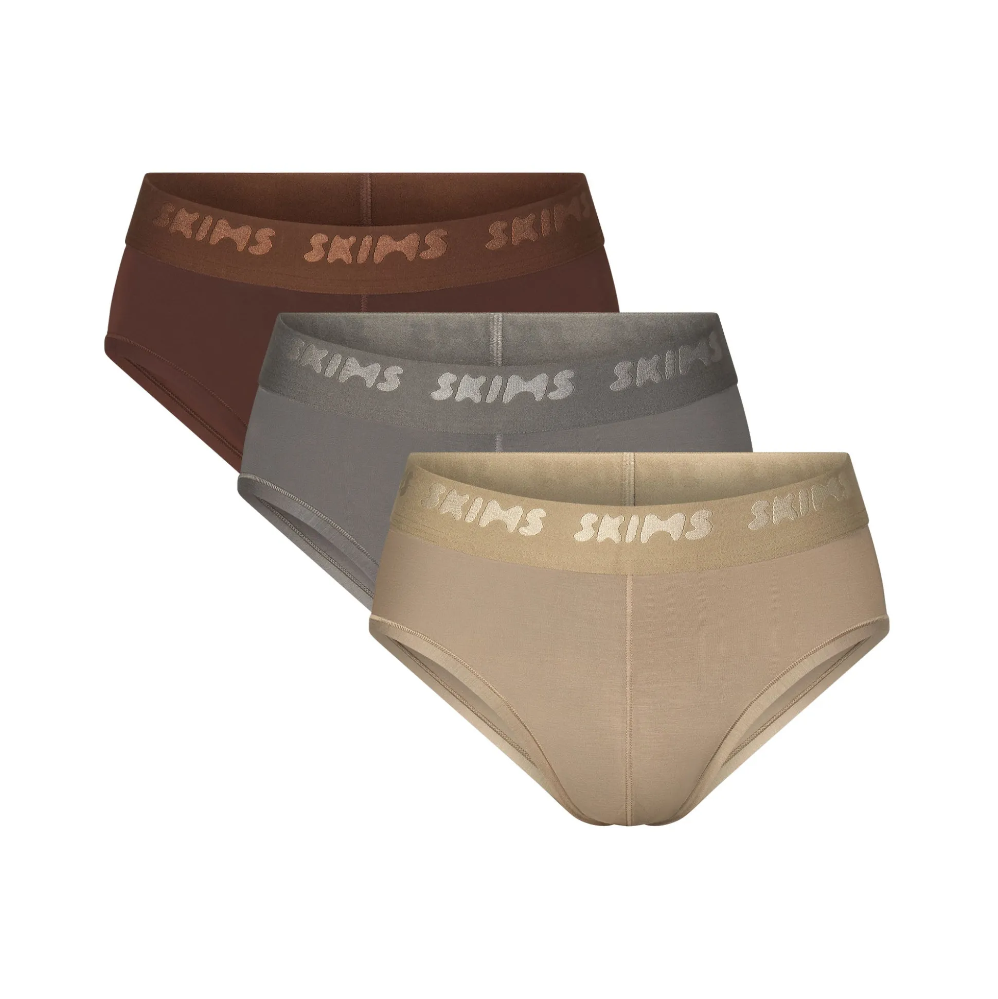 SKIMS STRETCH MENS BRIEF 3-PACK | DESERT MULTI