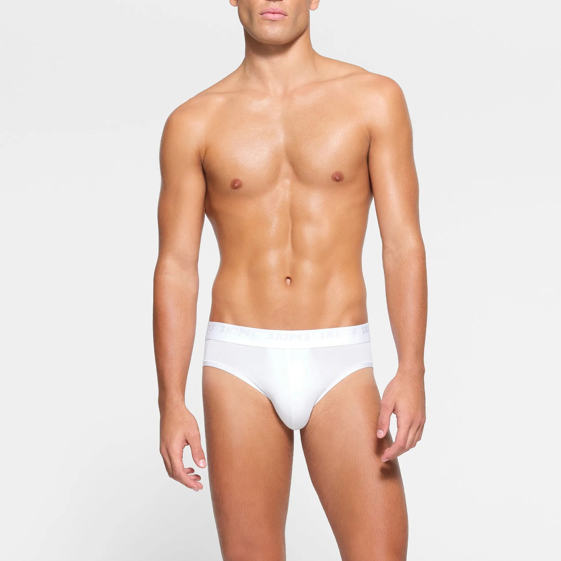 SKIMS STRETCH MENS BRIEF 3-PACK | CHALK