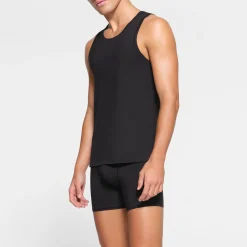 SKIMS STRETCH MENS TANK 3-PACK | OBSIDIAN